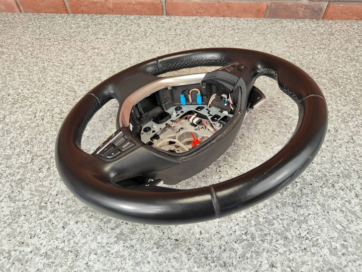 фото №13, Bmw f10 f01 f07 руль sport набор кожа лепестки 6792421