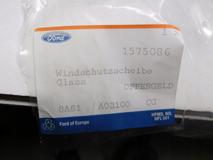 фото №6, Стекло передняя ford оригинальный номер 1575086