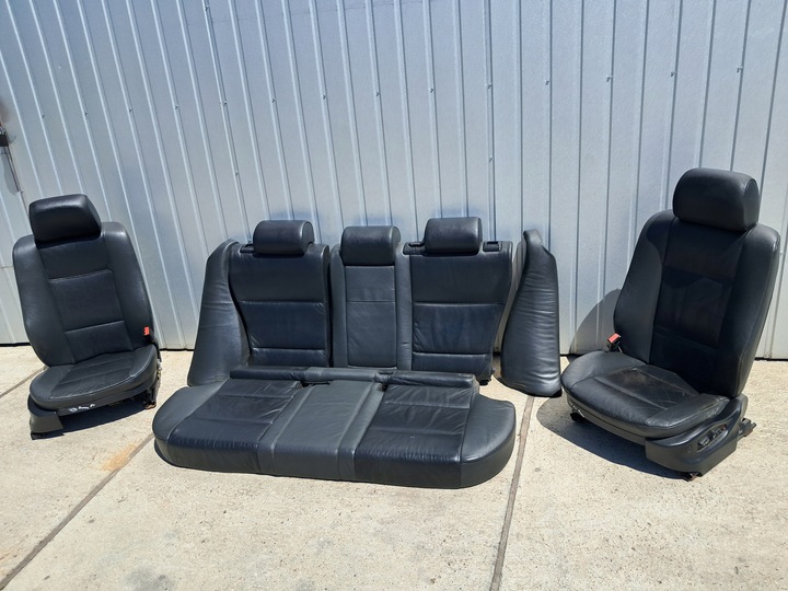 фото №9, Сиденья электрический подогревом перед l+p диван зад kpl кожа bmw e53 x5 европа