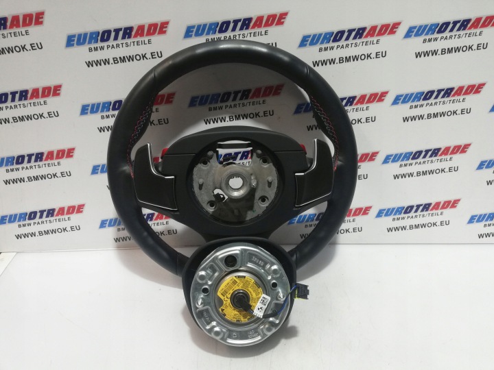 фото №13, Bmw x3m f97 x4m f98 m g01 lci рестайлинг руль подушка лепестки mf led 8098000