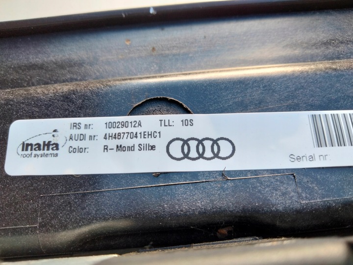фото №7, Люк длинный audi a8 d4 4h4877041