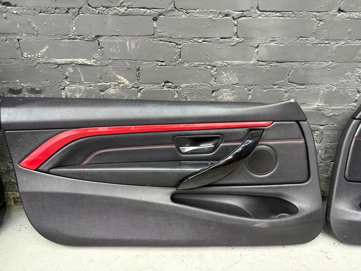 фото №9, Сиденья диван обшивки bmw f32 sport чёрная кожа подогрев uk