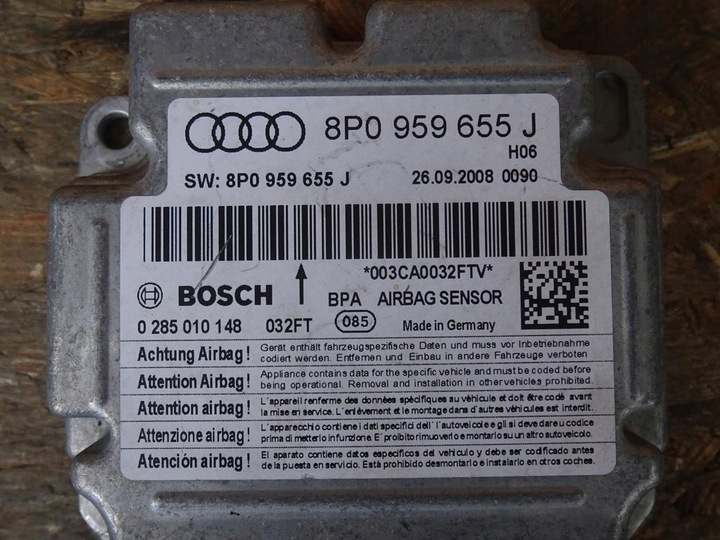 фото №8, Audi a3 8p рестайлінг 08-12 модуль подушка безпеки подушок 8p0959655j