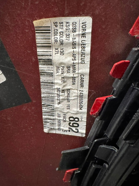 фото №8, Audi q3 q3s бампер перед переднє 4pdc 83a807437