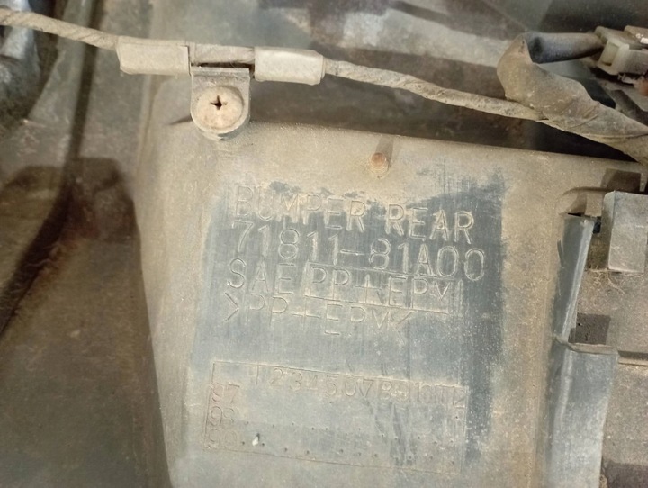 фото №9, Suzuki jimny iii 3 бампер зад задній 71811-81a00