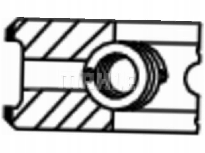 фото №2, Кільця поршневі vw passat b7 1.6 b5 1.9 b5.5 1.9 b6 1.6 1.9