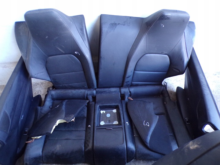 фото №10, Сидіння шкіряні шкіра комплект обшивки mercedes w207 купе