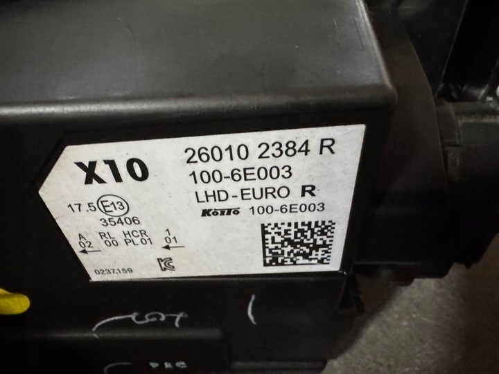 фото №8, Renault zoe полный led левая правая лампа рестайлинг