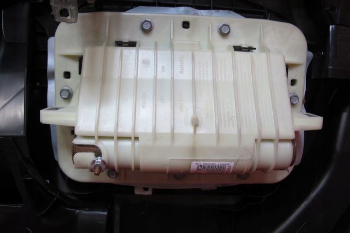 фото №13, Renault scenic iii 3 панель консоль подушка безопасности подушки защита колонки коричневая