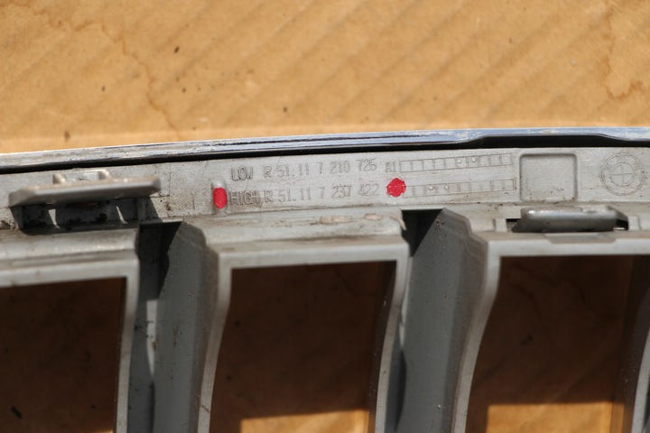 фото №6, Bmw x3 f25 рестайлінг решітка радіатора решітка радіатора решітка решітка радіатора ліва права 7237422 7338571 ідеальний стан