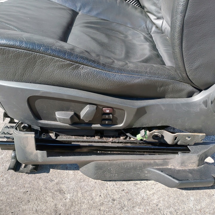 фото №5, Bmw e61 сидіння оббивка шкіра чорна підігрів пам'ять