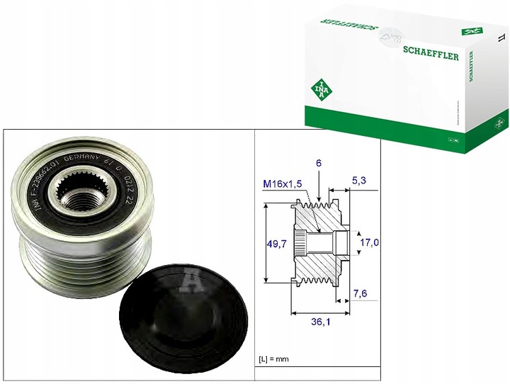 фото №1, Колесо пасове генератора vario mercedes om602 904 i