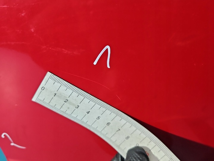 фото №3, Крышка багажника стекло зад mazda premacy красный a3e