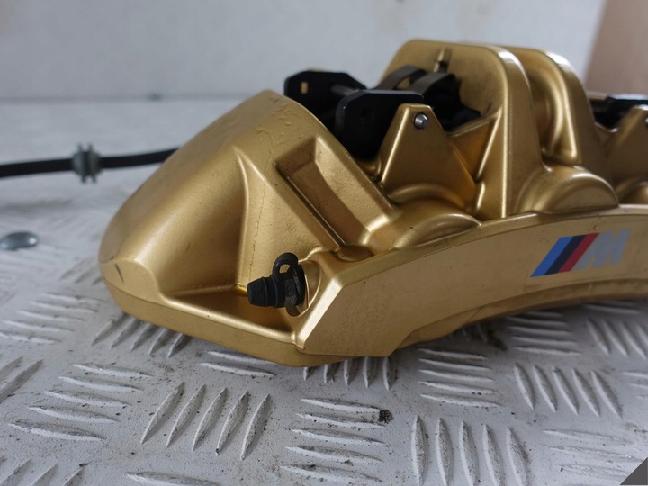 фото №10, M5 f90 m8 f91 f92 золото суппорт+ тормозные колодки перед l lub p