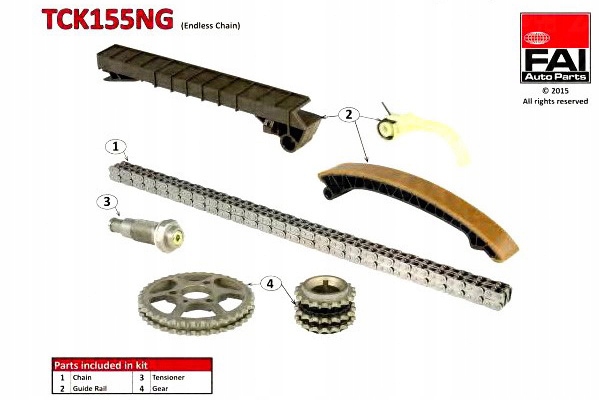фото №2, Fai autoparts набор цепь распределительный вал mercedes a 1