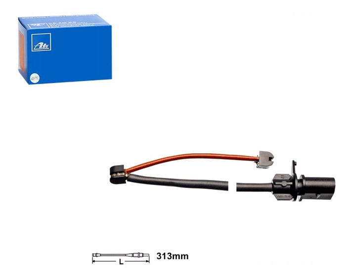 фото №1, Ate 24.8190-0972.2 контакт предупредительный, износ накладок тормозных