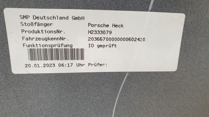 фото №11, Porsche 911 992 carrera gts бампер зад задний