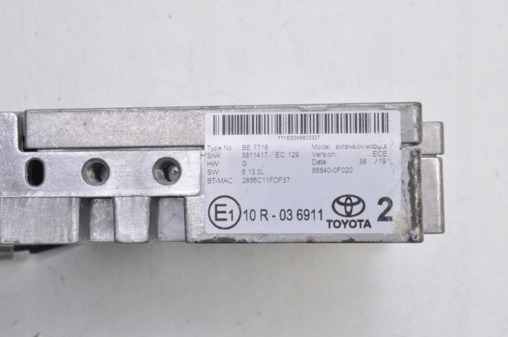 фото №6, Toyota yaris iii рестайлінг блок керування  модуль навігації 6434c-be2808