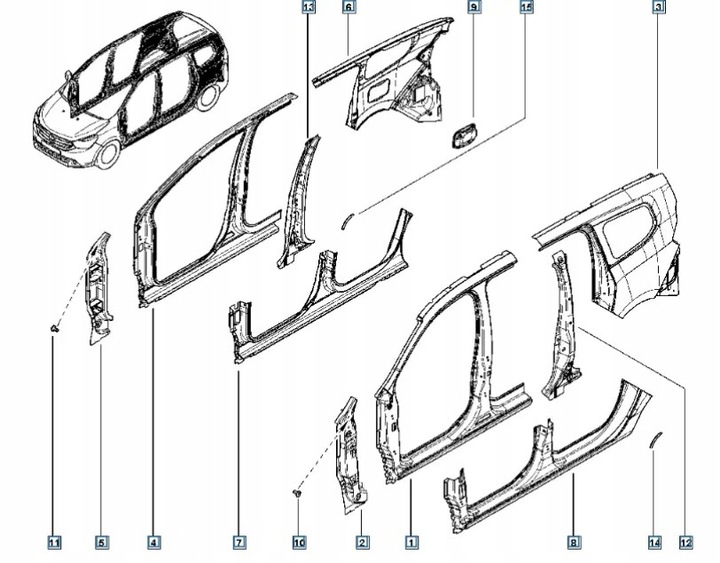 фото №5, Dacia logan правый стойка