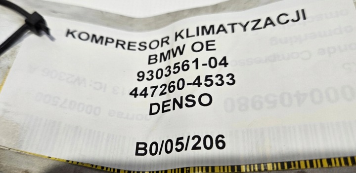 фото №7, Компрессор кондиционера bmw (oem) 9303561-04
