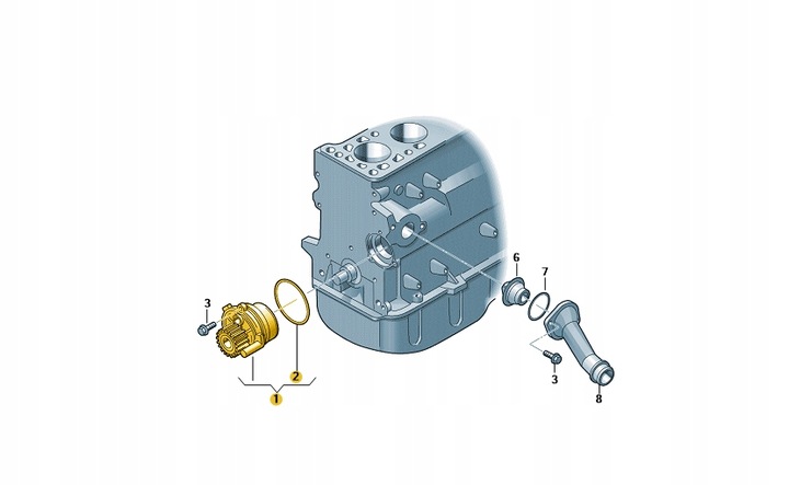 фото №10, Новая оригинальная дополнительный насос воды оригинальный номер 06b121011q