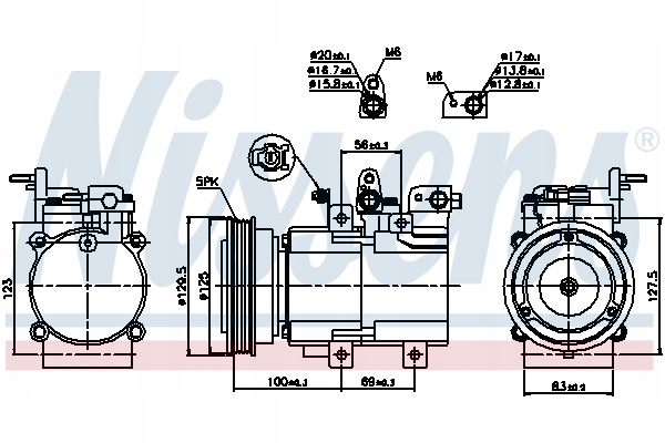 фото №9, Компресор кондиціонера nissens 89276 pl dystrybucja