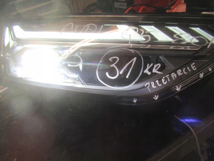 фото №3, Audi q5 80a рестайлінг fl 20- лампа повний led matrix права 80a941036e