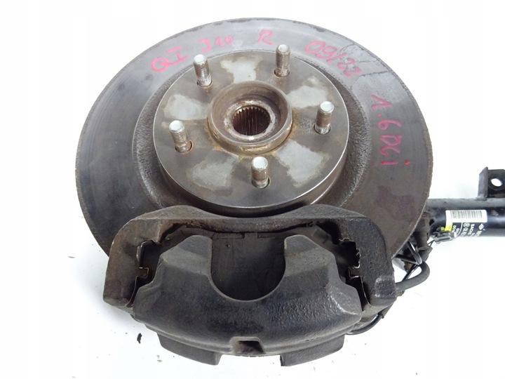 фото №15, Qashqai i j10 1.6 dci амортизатор поворотный кулак правая 54302br04a