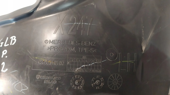 фото №8, Подкрылок левый перед mercedes-benz glb x247
