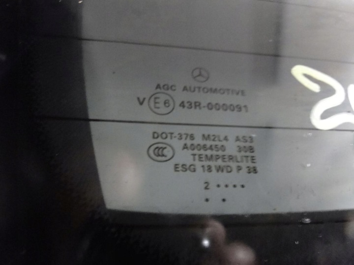 фото №9, Mercedes ml w166 166 крышка задняя з стекло 2012