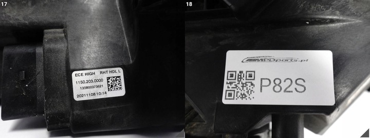 фото №12, Skoda superb 3v1 рестайлинг 19- лампа полный led crystal lighting high левая перед