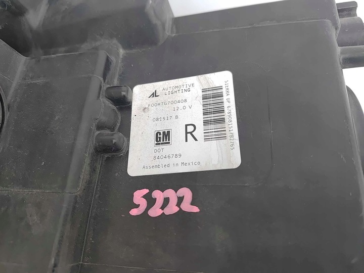 фото №14, Gmc sierra 1500 14-18 лампа ліва права перед передня 5222