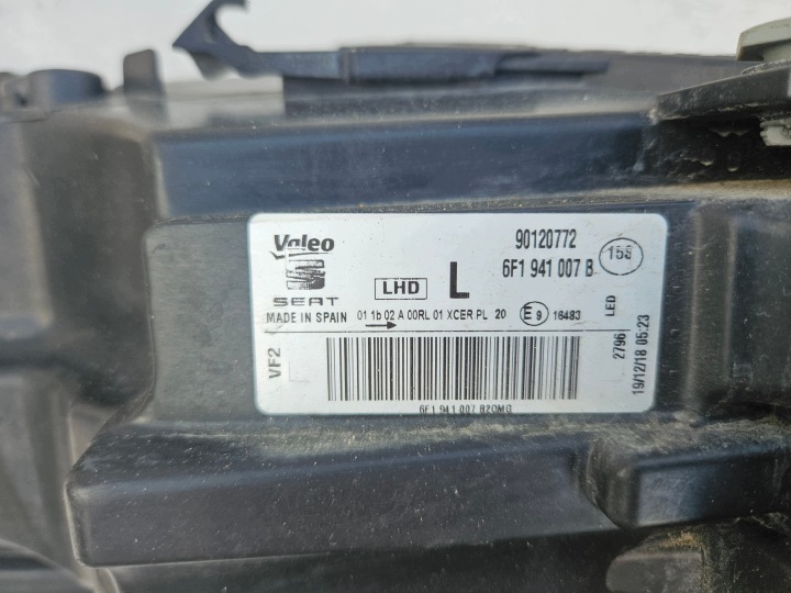 фото №9, Seat ibiza 6f1 arona 17- фара повний led ліва 6f1941007b