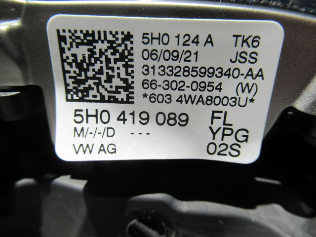 фото №12, Руль многофункциональная vw golf viii 5h0419089fl-ypg новый оригинальная запчасть