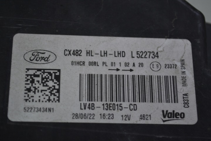 фото №11, Фара ліві перед ліва ford kuga mk3 iii led lv4b-13e015-cd