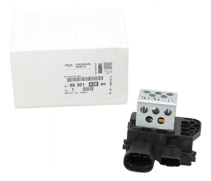 фото №1, Оригинальный номер резистор вентилятора радиатор peugeot 206 307 9830143880