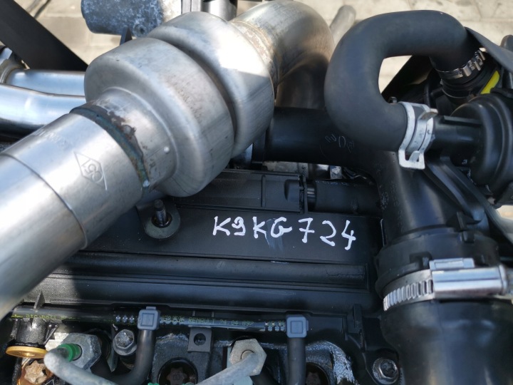 фото №8, Двигатель стойка nissan note dacia sandero logan 1.5 dci k9kg724 160tys km