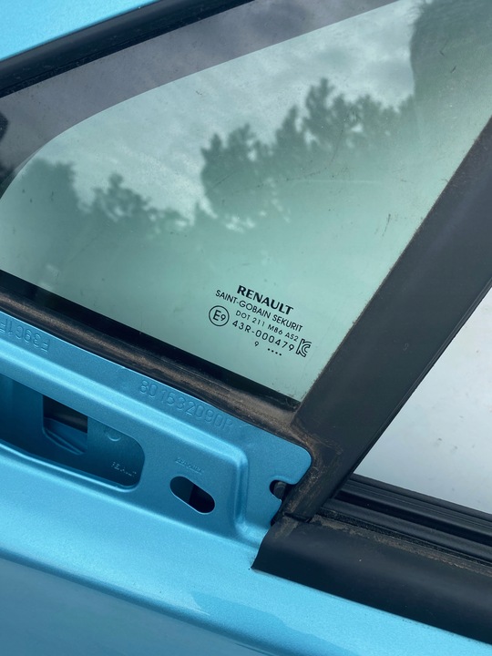 фото №3, Renault zoe ii двері передні ліві перед terqt скло планка замок ручка