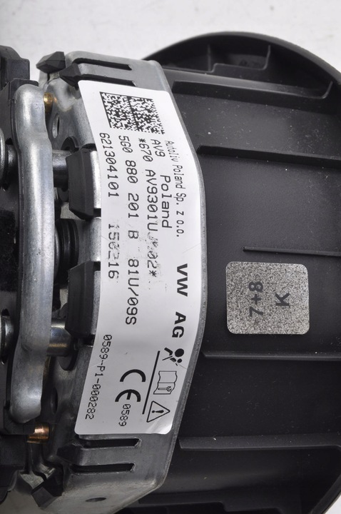 фото №6, Volkswagen golf vii подушка безопасности водителя подушка безопасности 5g0880201b
