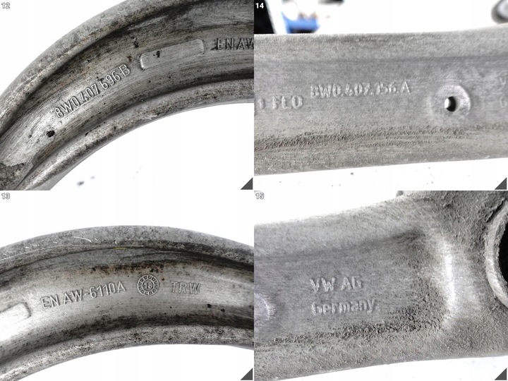 фото №10, Audi a4 8w0 a5 8w6 b9 15- рестайлинг подвешивание поворотный кулак рычаги перед r