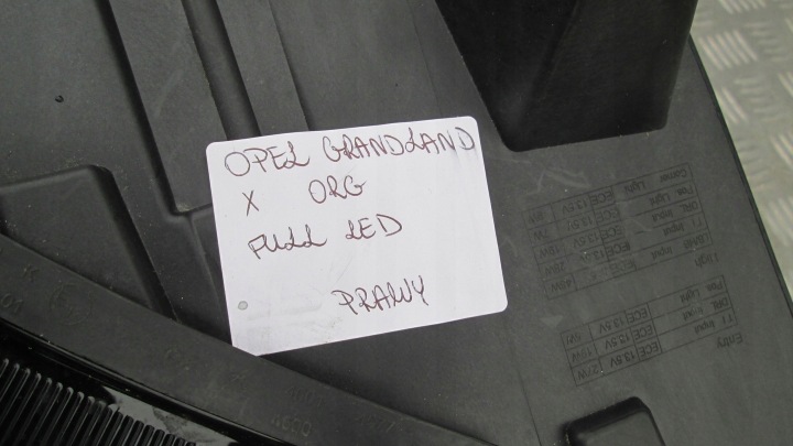 фото №7, Фара передняя правое оригинал grandland x полный led