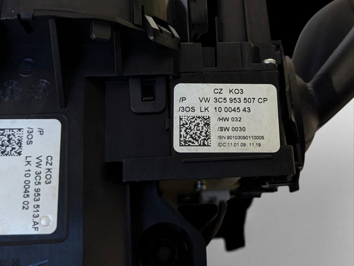 фото №7, Перемикач комбінований volkswagen passat b6 2009 3c0953549ak