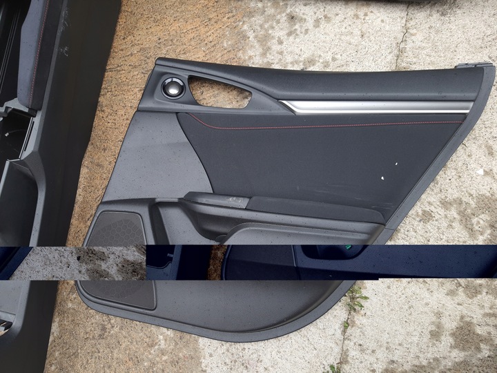 фото №13, Honda civic x тип r 17- сидіння диван обшивки