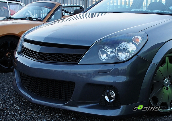 фото №3, Opel astra h iii gtc opc 03-10 решітка радіатора решітка радіатора решітка передня сота сота