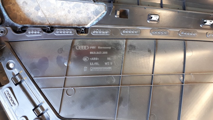 фото №11, 8k0867305 боковина двері лівий зад audi a4 b8