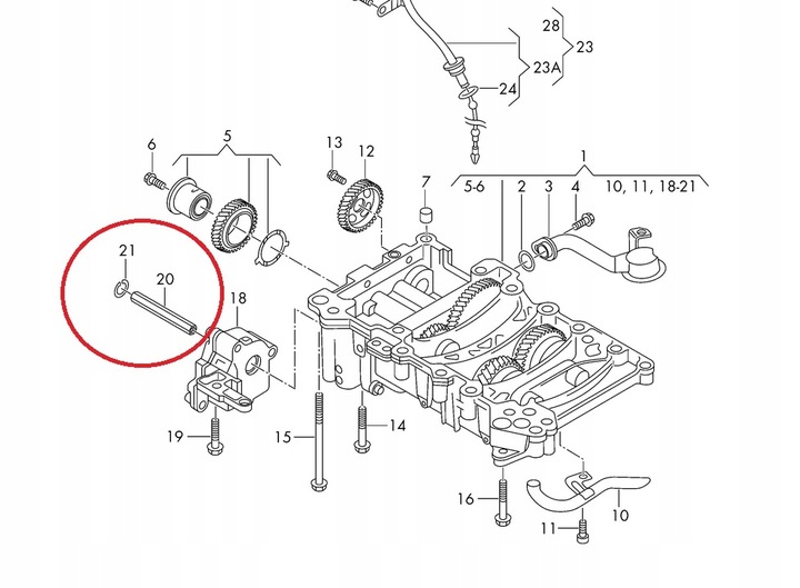 фото №15, Толкатель штифт насоса масла 2.0tdi длина