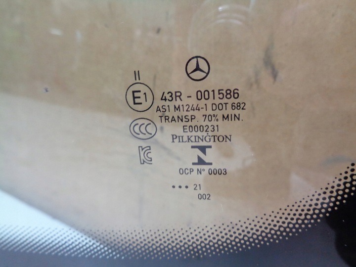 фото №5, Mercedes w177 скло передня лобове датчик