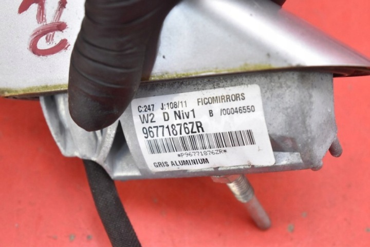 фото №8, Дзеркало праве ezrc 96771876zr eu peugeot 508 1 i 10-14 8 pin
