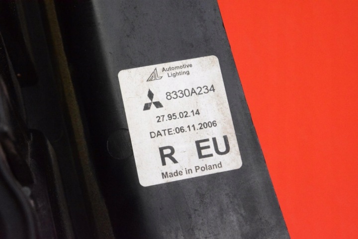 фото №10, Фара права зад задня 8330a234 mitsubishi colt 6 vi z30 5d hb 02-09