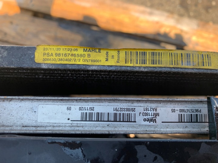 фото №14, Peugeot expert iii 1.5 hdi citroen jumpy вентилятор радіаторів води оригінал